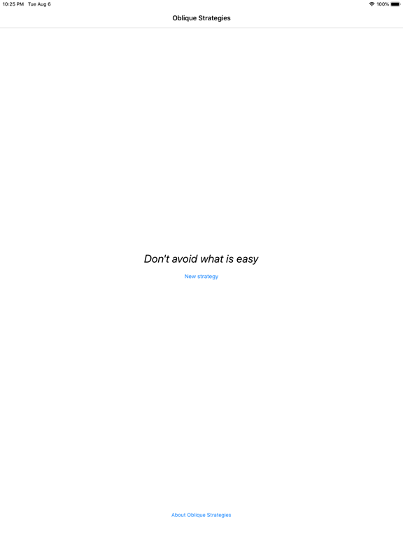 Screenshot #5 pour Joey’s Oblique Strategies