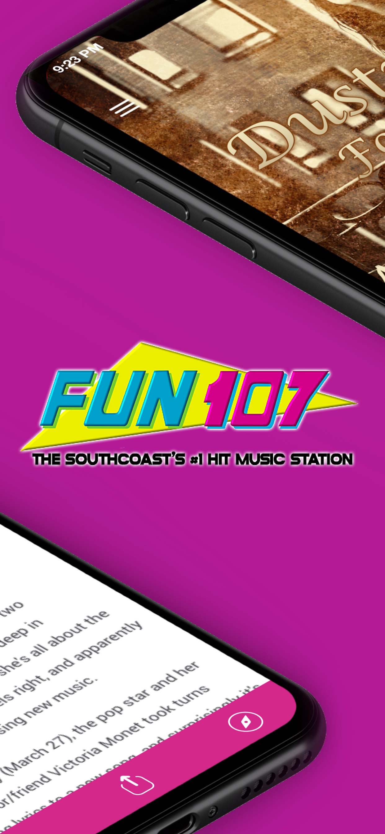Fun 107 (WFHN) screenshot 2