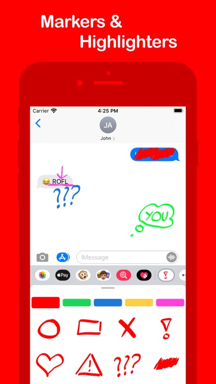 Marker & Highlighter Stickers