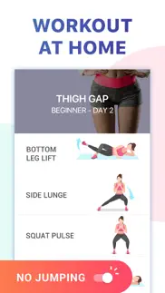 female fitness - leg workouts iphone screenshot 4