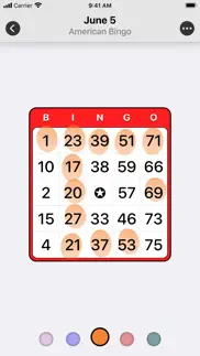 bingo card - ticket generator iphone screenshot 2