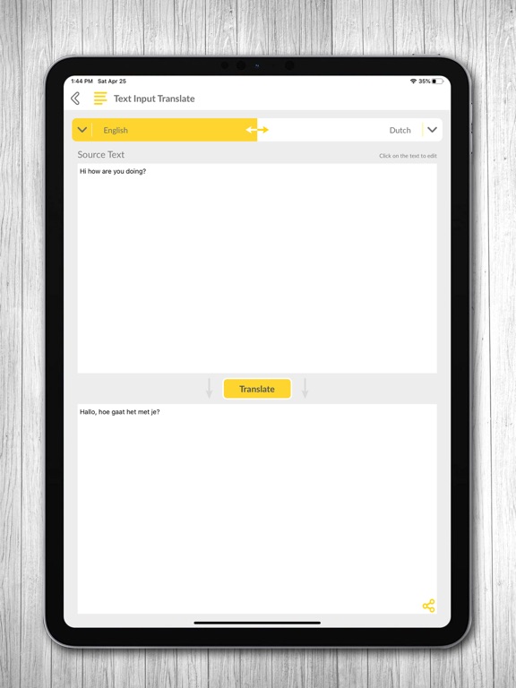 Translate On iPad screenshot 4 - Productivity app