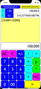 PrimeCalc - mod,prime factor screenshot #2 for iPhone