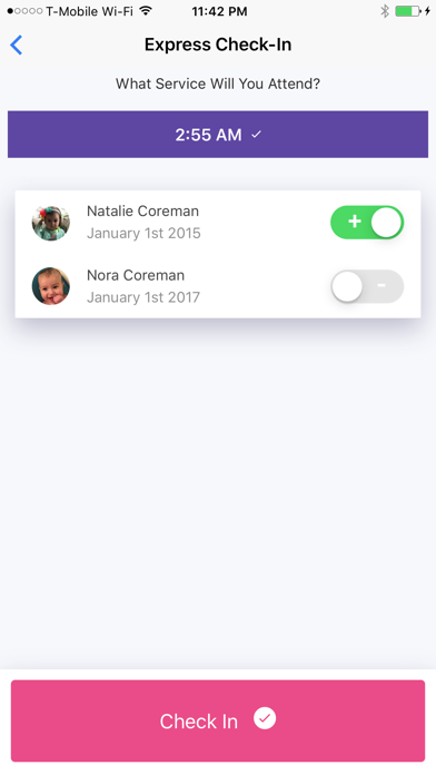 Kidmin App Screenshot