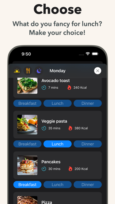 Meals - Weekly Planner Screenshot