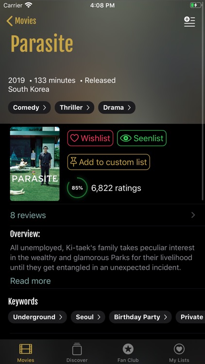 Premium Movie Selections