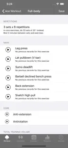 Ace Workout screenshot #6 for iPhone