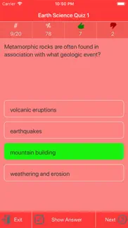 the earth science trivia iphone screenshot 3
