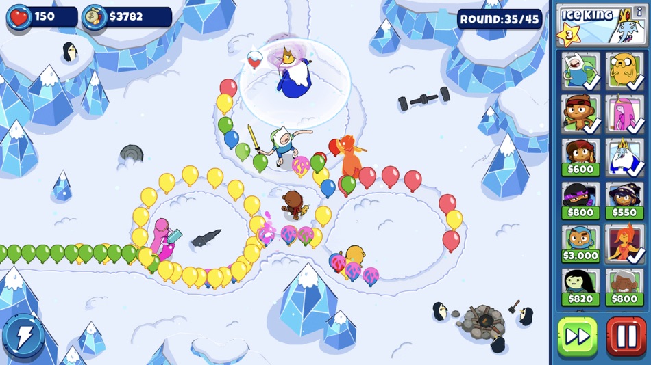 #1. Bloons Adventure Time TD (iOS) di: Ninja Kiwi