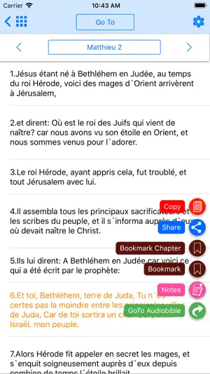 The French Bible screenshot 3