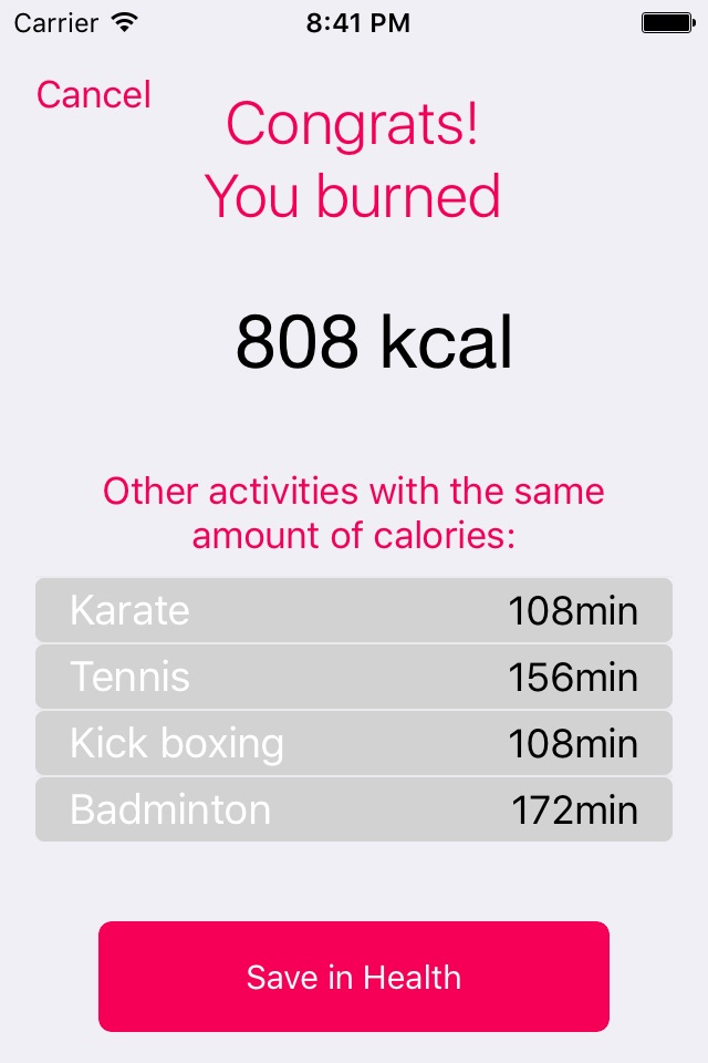 Fitmanual - Save your Activity screenshot 2
