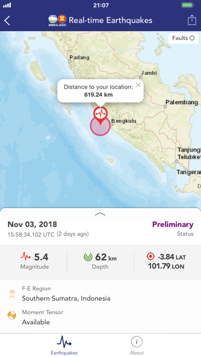 BMKG Real-time Earthquakesのおすすめ画像4