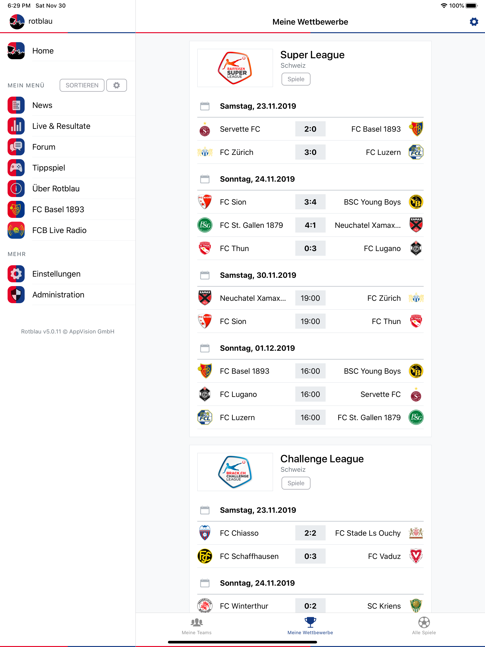Rotblau – FC Basel App screenshot 8