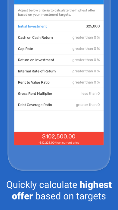 DealCrunch: Analyze Property iPhone screenshot 4 - Finance app