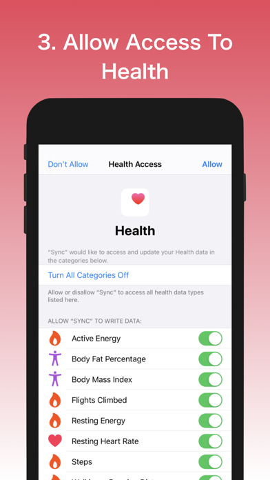 Sync Fitbit to Health screenshot 3