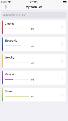 My Wish List -Save your wishes screenshot 1
