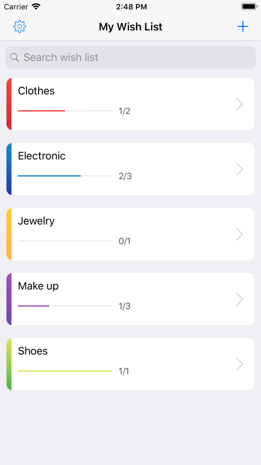 My Wish List -Save your wishes - 2.4.0 - (iOS)