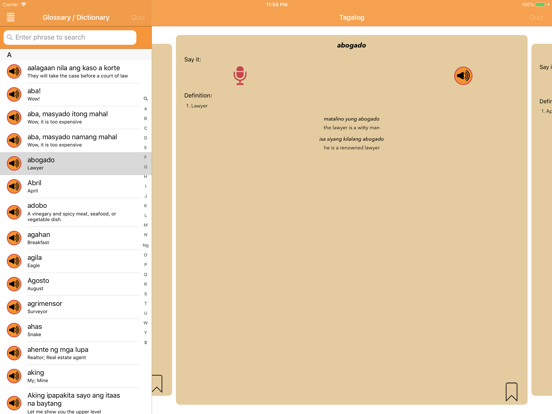 iSabi™ Tagalog+ iPad screenshot 6 - Education app