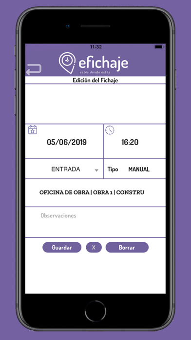efichaje Screenshot