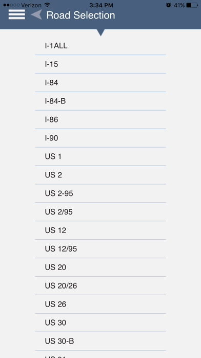 Truckstop & Services Directory Screenshot