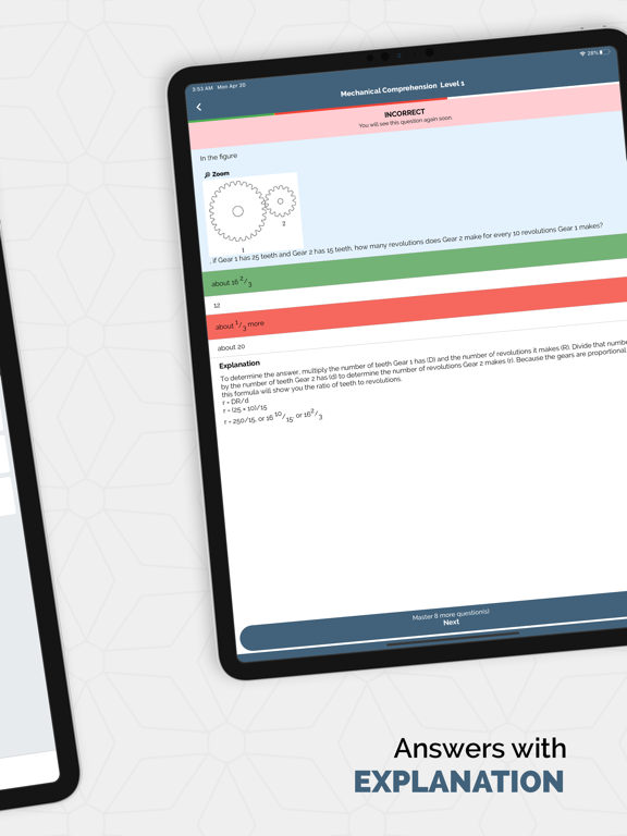 ASVAB Practice Test Master iPad screenshot 2 - Education app