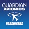 Bluetooth connect GPS In Flight Passenger APP for private Aircraft-  This app will connect to Guardian Avionics Model 454 on board the aircraft