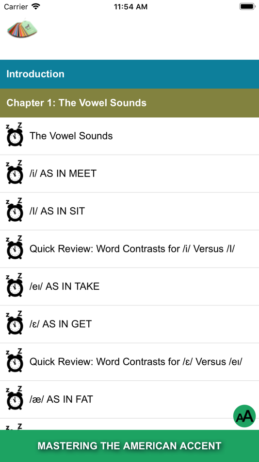 #1. Mastering the American Accent (iOS) 由: Le Bin