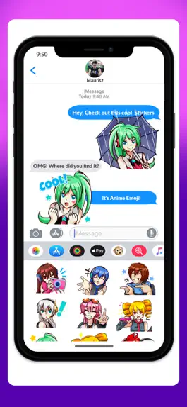 Game screenshot Tokyo Anime Emojis Sticker apk