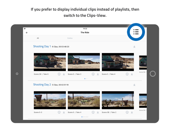 Screenshot #6 pour Dailies Player by Webgate