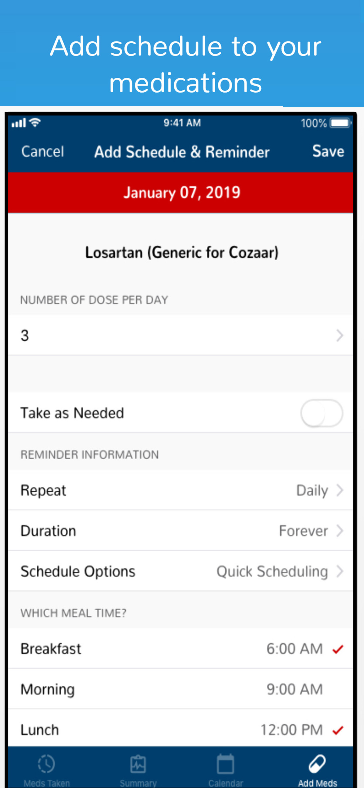 Medicine Tracker and Scheduler screenshot 3