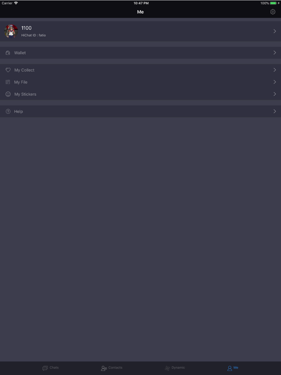 hichat iPad screenshot 5 - Social Networking app