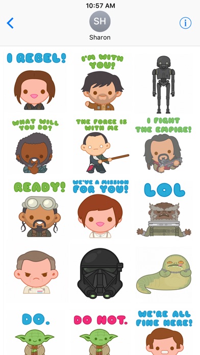 Screenshot #2 pour Star Wars Stickers2