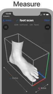 foot scan 3d iphone screenshot 2