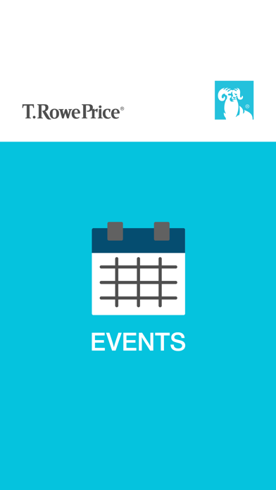 T Rowe Price Events Screenshot