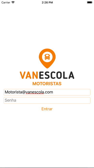 VanEscola - Motoristas Screenshot