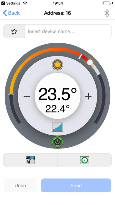 Sabiana BLE screenshot 2