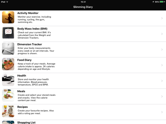 Screenshot #5 pour Slimming Diary