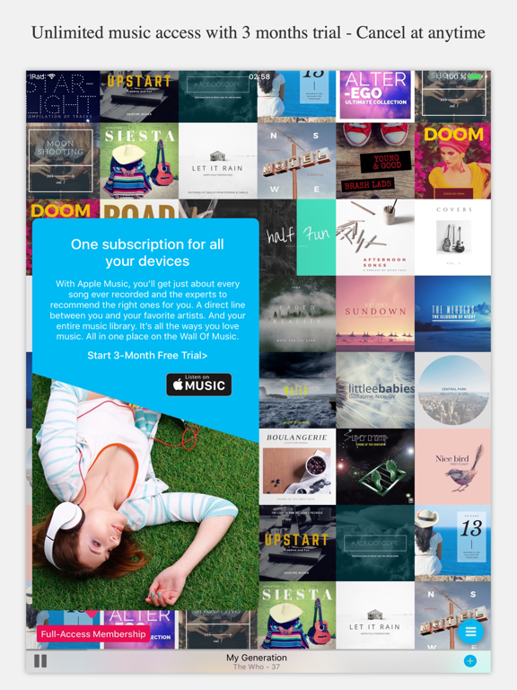 Wall Of Music iPad screenshot 5 - Music app