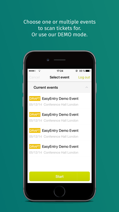 How to cancel & delete EasyEntry by XING Events from iphone & ipad 2