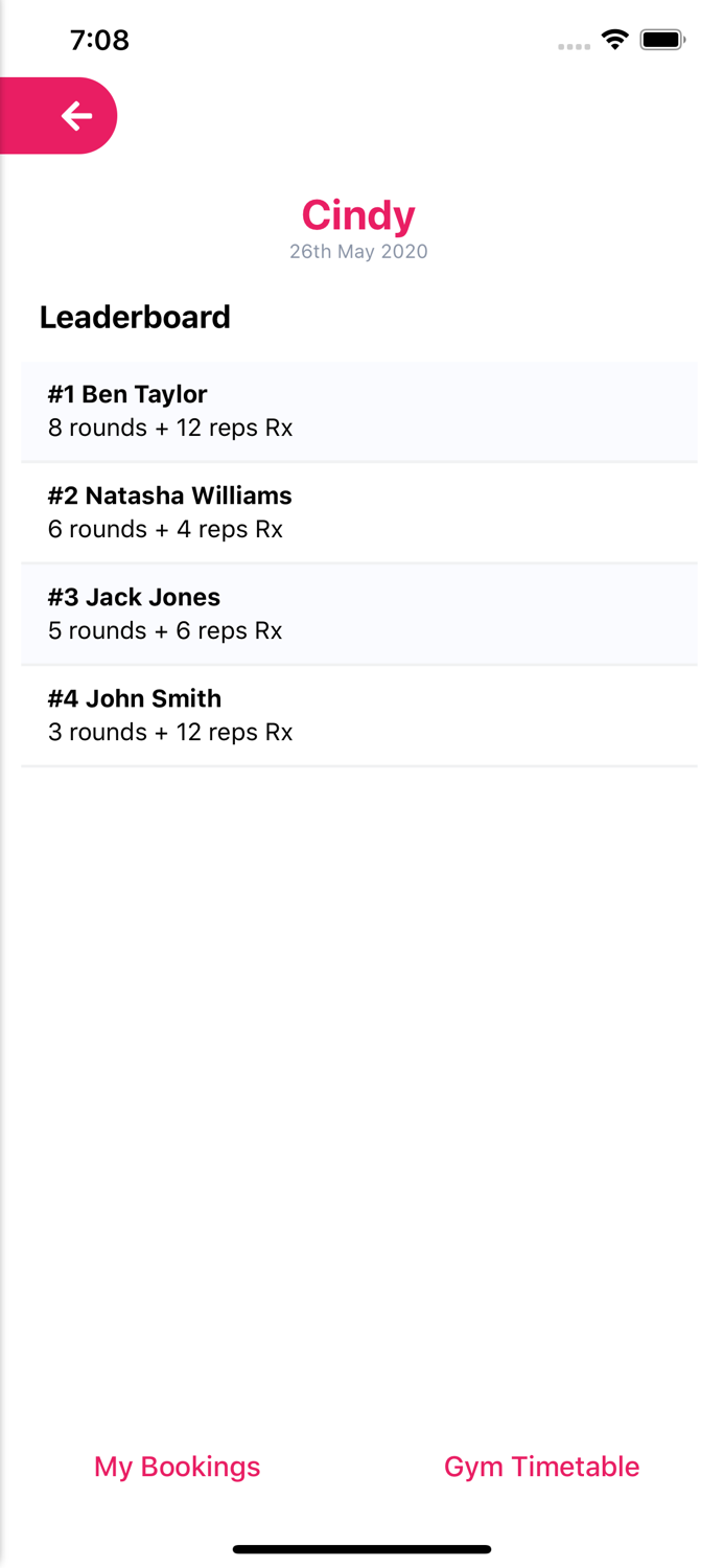 Gym Mate Member Mobile