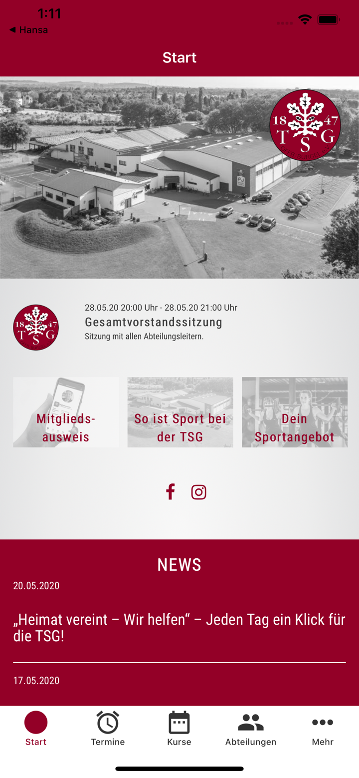 TSG Offenbach - Bürgel e. V. screenshot 2