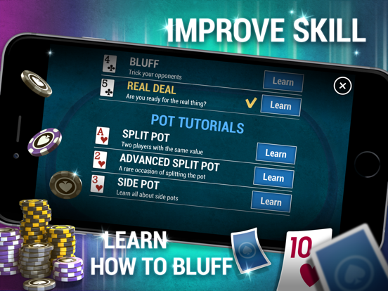 A Split Pot occurs when two or more - Governor of Poker 3