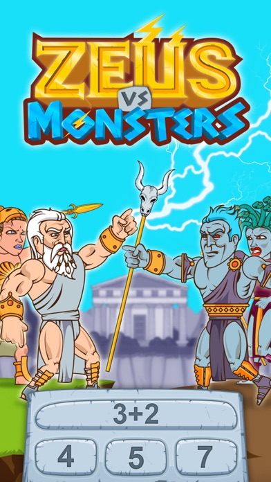 Zeus vs Monster: Fun Math Game Screenshot