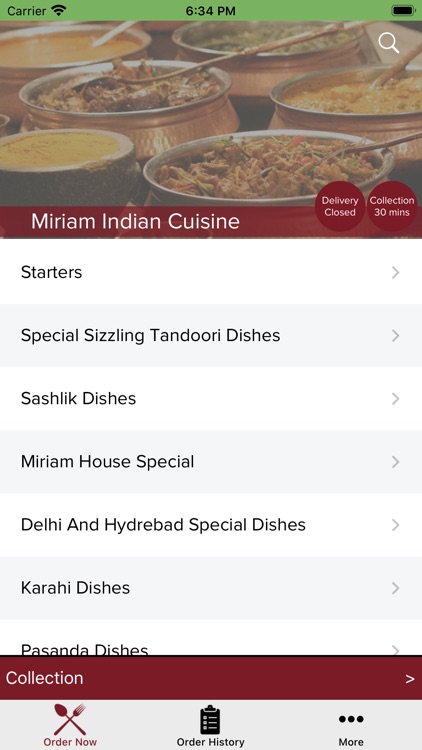 Miriam Indian Cuisine.