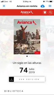 avianca en revista iphone capturas de pantalla 1
