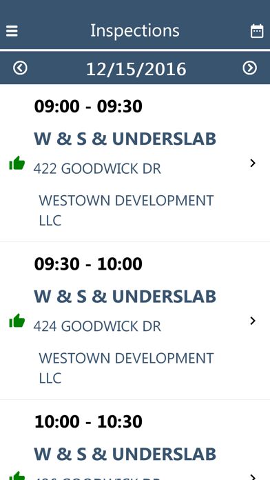 MCSJ Inspection Management Screenshot