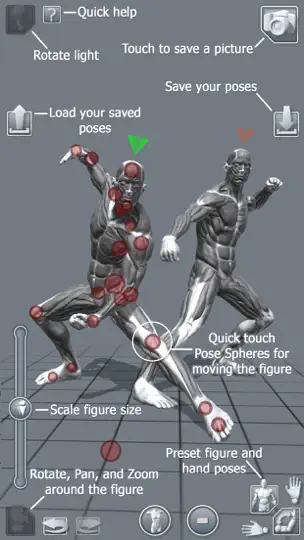 Скриншот ArtPose Pro на iPhone 3