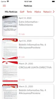 club los arrayanes iphone screenshot 4
