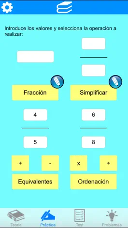 Game screenshot Fracciones Editex apk