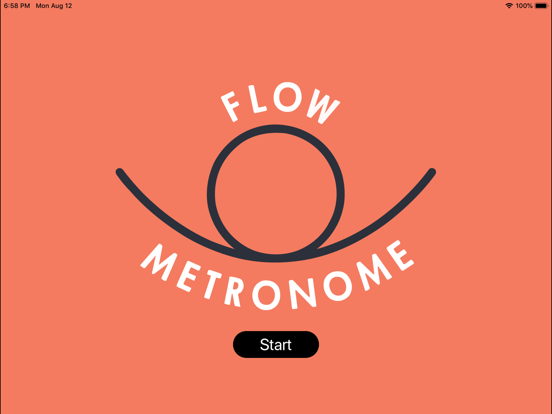 Flow Metronome iPad screenshot 1 - Music app